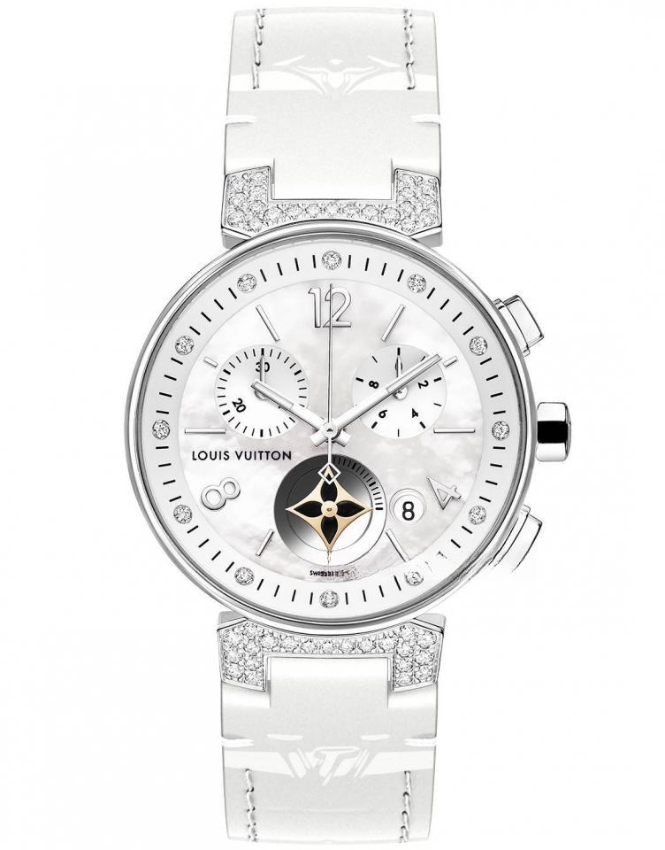 LOUIS VUITTON （Moon Star Chronograph White – Mother-Of-Pearl & Diamonds）