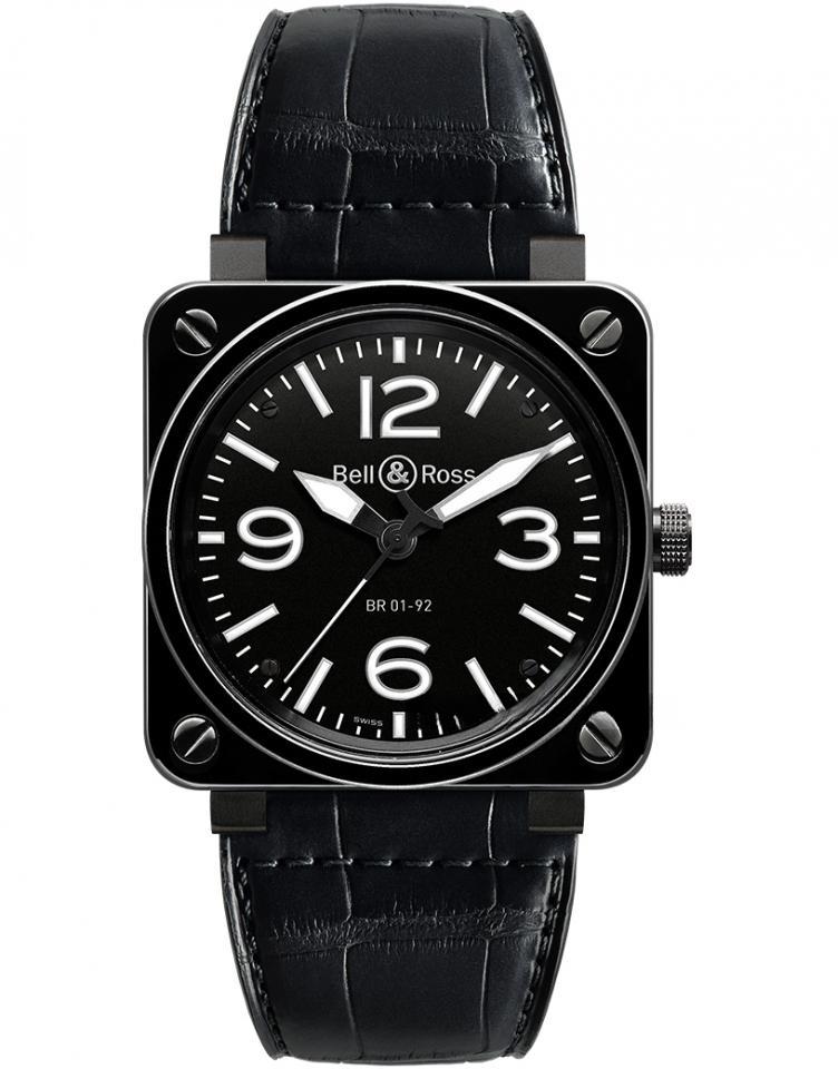 BELL & ROSS BR0192-BL-CER/SCR