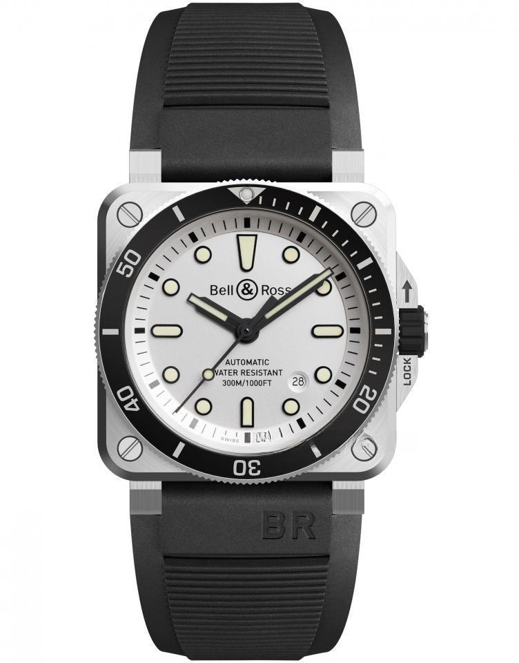 BELL & ROSS BR0392-D-WH-ST/SRB