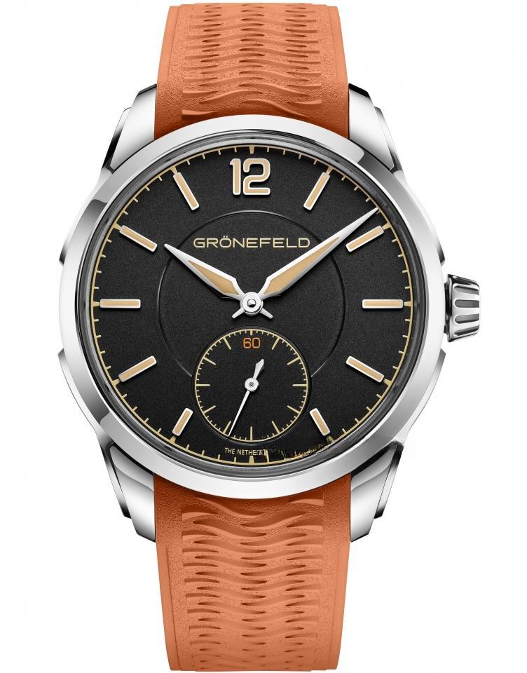 GRÖNEFELD （orange-strap-br-with-br-stainless-steel-inserts）