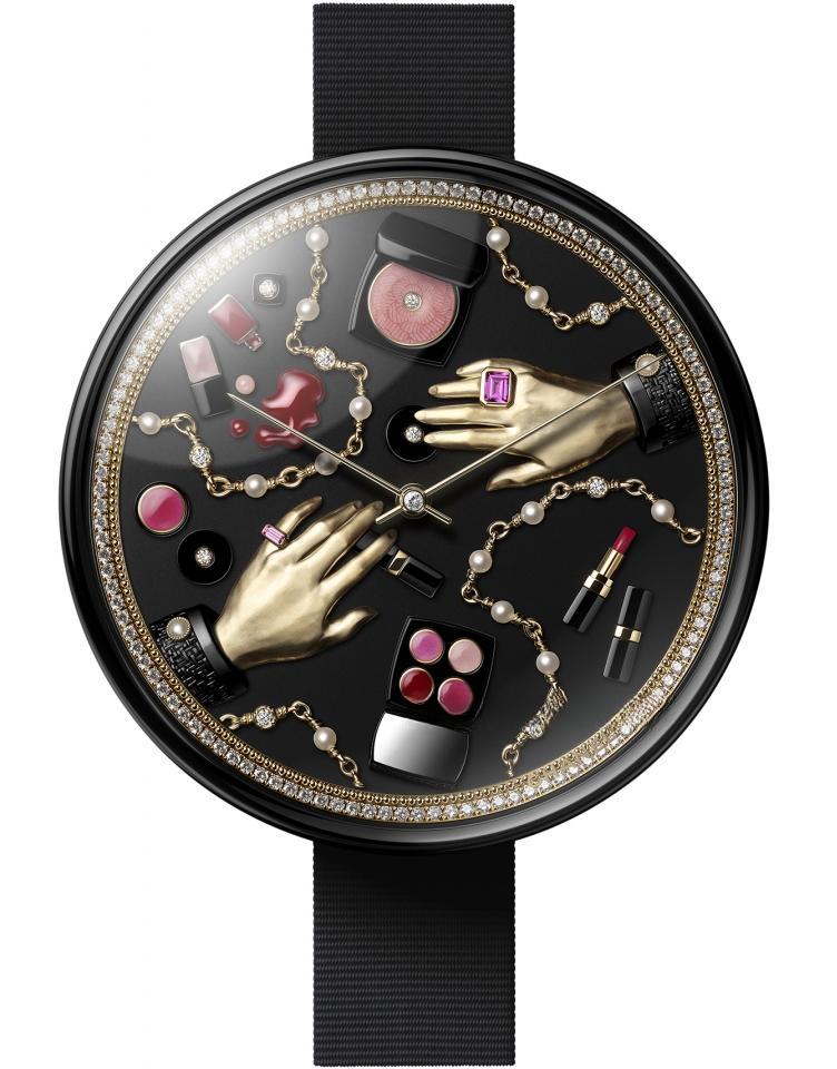 CHANEL （Mademoiselle Privé Pincushion "Beauty Art"腕錶）