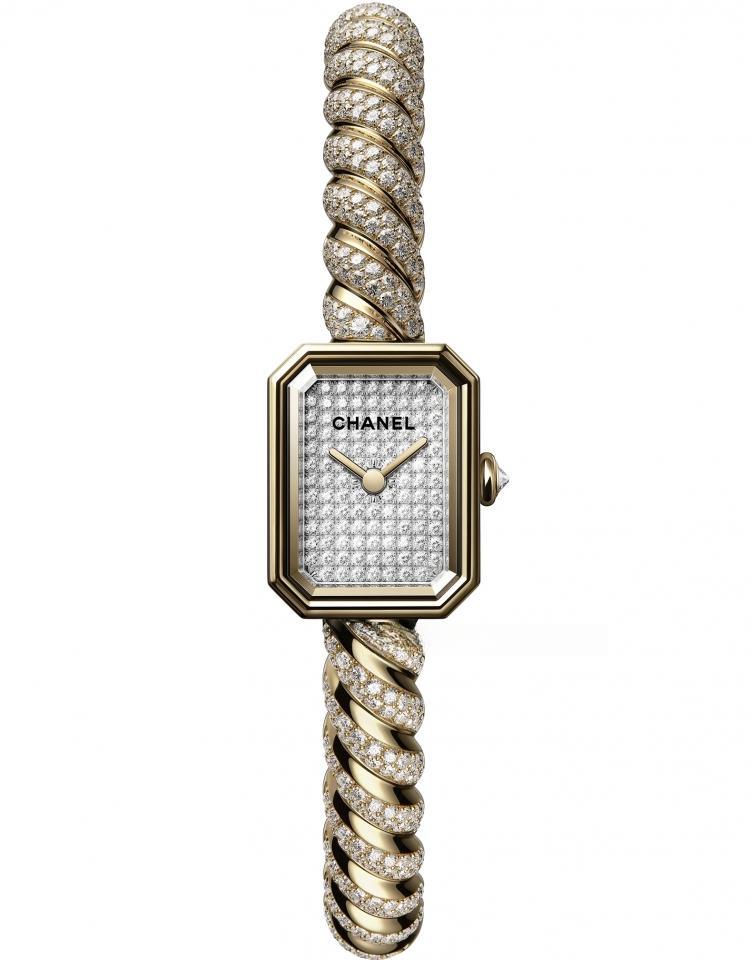 CHANEL （Première Galon鑲鑽腕錶）