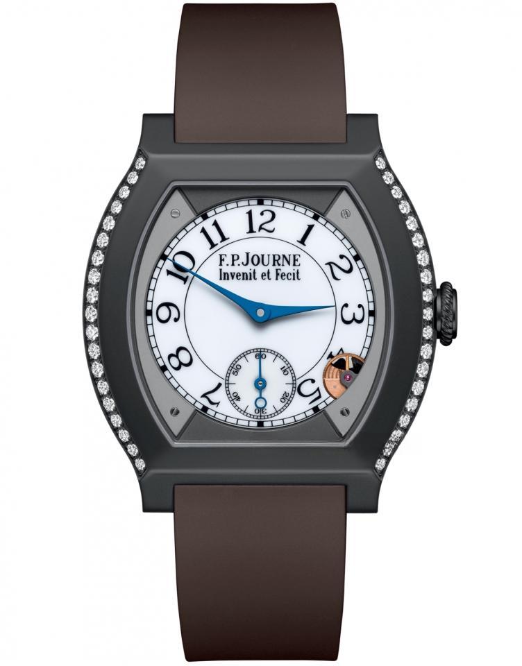 F.P.JOURNE élégante 40 mm titalyt® 2 rows of diamonds