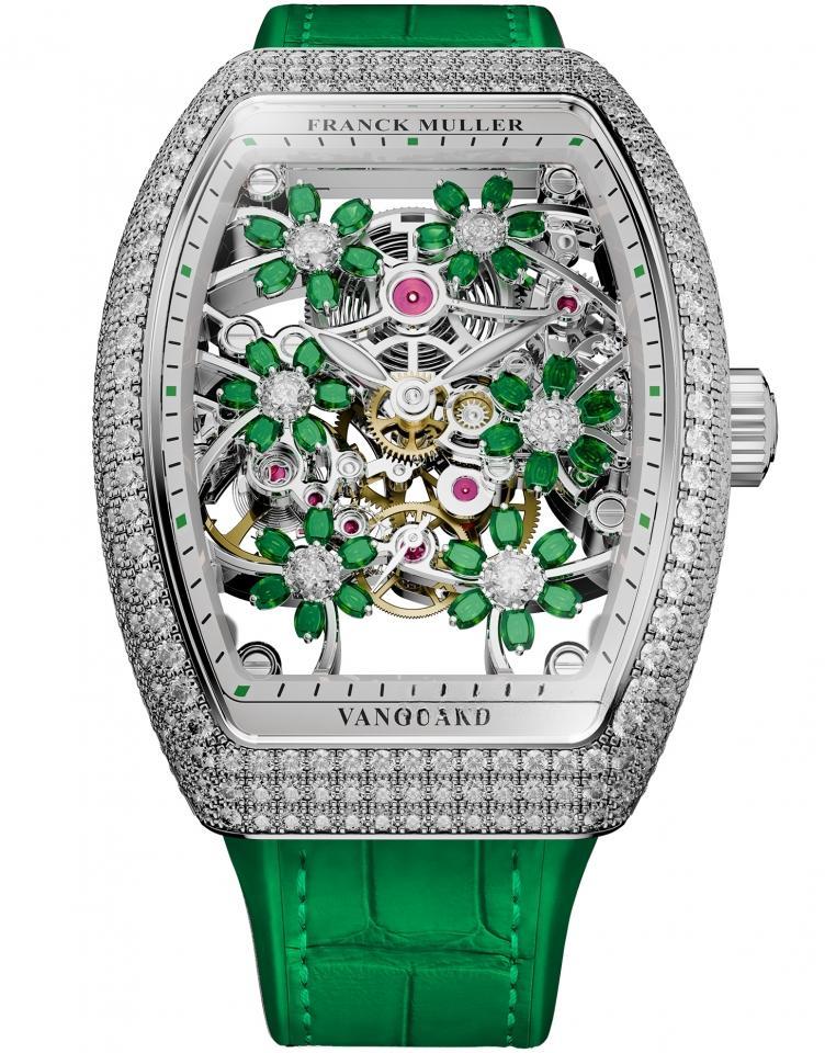 FRANCK MULLER V32 S6 SQT CURVEX CUT FLOWER SA D OG